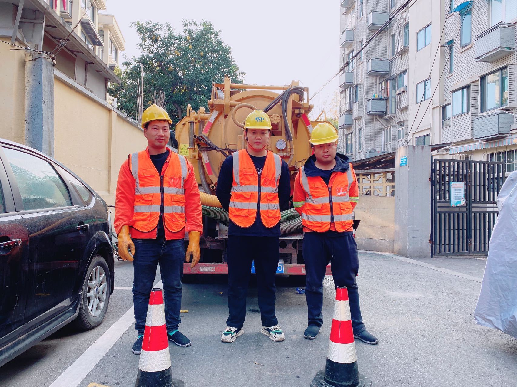 南化新村南京某小区管道清淤检测施工